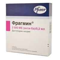 Фрагмин р-р для в/в и п/к вв 2500анти-Ха МЕ/0,2мл 0,2мл N10