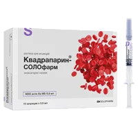 Квадрапарин-СОЛОфарм р-р д/ин 10000анти-Ха МЕ/мл 0,8мл N10