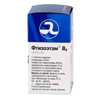 Фтизоэтам В6 таб 150мг 400мг 15мг N100