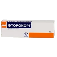 Фторокорт мазь д/наружн пр 0,1% 15г N1