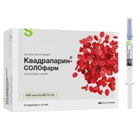 Квадрапарин-СОЛОфарм р-р д/ин 10000анти-Ха МЕ/мл 0,4мл N10