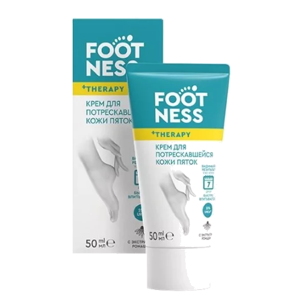 FOOTNESS Крем для потрескавшейся кожи пяток 50мл