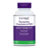 NATROL Глюкозамин, Хондроитин и МСМ таблетки N90