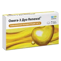 Омега-3 Дуо Renewal капсулы 1300мг 60% N30