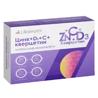 Цинк + D + C + кверцетин ЭВАЛАР таблетки 0,27г N50