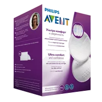 Вкладыши для бюстгальтера AVENT Ultra Comfort (SCF254/13) универс однораз N100