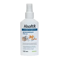 Alsoft R Plus кожный антисептик Saraya спрей 120мл