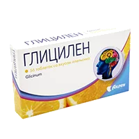 ГЛИЦИЛЕН таб вкус апельсина 200мг N56
