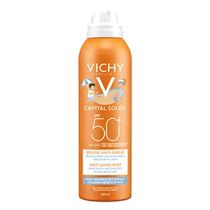 VICHY Спрей-вуаль солнцезащитный Детский Capital Soleil SPF50+ Анти-песок 200мл