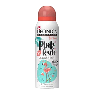 DEONICA Дезодорант for Teens Pink Rush спрей 125мл