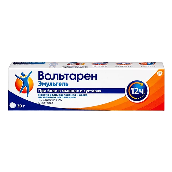 Вольтарен Эмульгель гель д/наружн пр 2% 30г N1