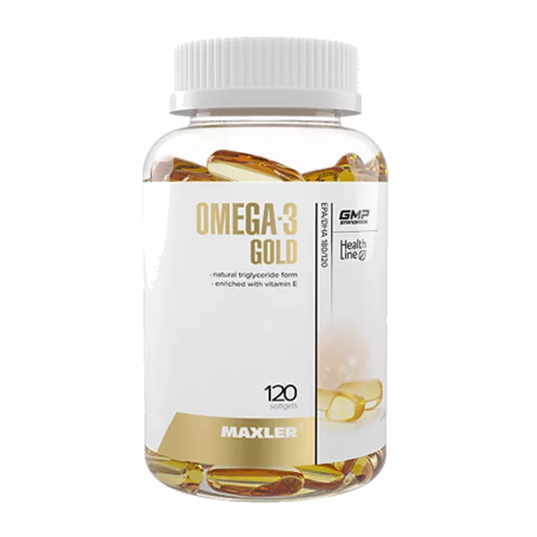 MAXLER Omega-3 Gold TG капсулы 1,34г N120