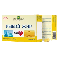 Рыбий жир Mirrolla для сердца и сосудов капсулы 370мг N100