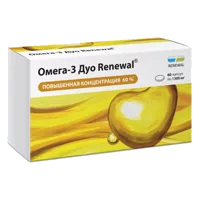 Омега-3 Дуо Renewal капсулы 1300мг 60% N60