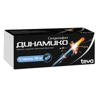 Динамико таб п.п.о. 100мг N12