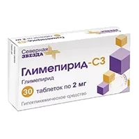 Глимепирид-СЗ таб 2мг N30