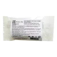 Бинт фиксирующий EM-Fix Soft мед эластичный цв бел 4см х 4м