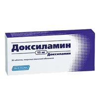 Доксиламин таб п.п.о. 15мг N30