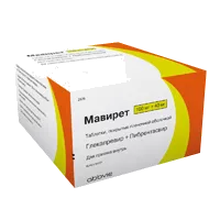 Мавирет таб п.п.о. 100мг 40мг N84