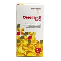 Омега-3 90% капсулы 1300мг N30