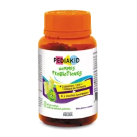 PEDIAKID Gommes PROBIOTIQUES Пастилки с пробиотиками (вкус яблока) 2,3г N60