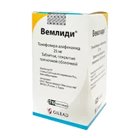 Вемлиди таб п.п.о. 25мг N30