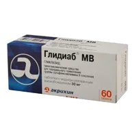 Глидиаб МВ таб модиф высв 30мг N60