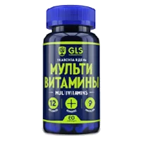 GLS МУЛЬТИВИТАМИНЫ 12+9 капсулы 420мг N60