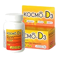 Космо-D Cosmo-D 1000МЕ таб д/рассас 160мг N60