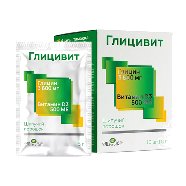 Глицивит D3 Mirrolla пор шип со вкусом ананаса 5г N10