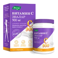 Витамин C 900 мг Аскорбат кальция ЭВАЛАР порошок 121г N1