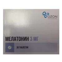 Мелатонин таб п.п.о. 3мг N30