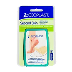 Лейкопластырь ECOPLAST Набор Second Skin противомозольный гидроколлоидный 37 х 55мм N5