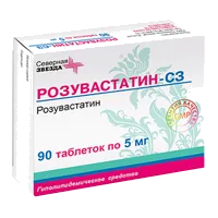 Розувастатин-СЗ таб п.п.о. 5мг N90