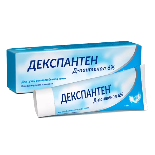 ДЕКСПАНТЕН Д-пантенол 6% Крем для наружного применения 100г