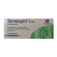 Экталуст таб жев 4мг N28
