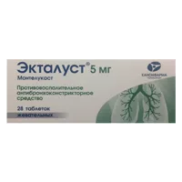 Экталуст таб жев 5мг N28