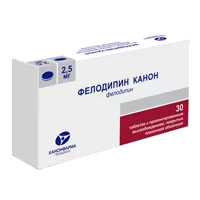 Фелодипин Канон таб пролонг высв п.п.о. 2,5мг N30