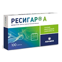 РЕСИГАР А таб п.п.о. 1,5мг N100