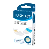 Лейкопластырь LUXPLAST гидроколлоидный ДЛЯ ПАЛЬЦЕВ 42х24мм N10