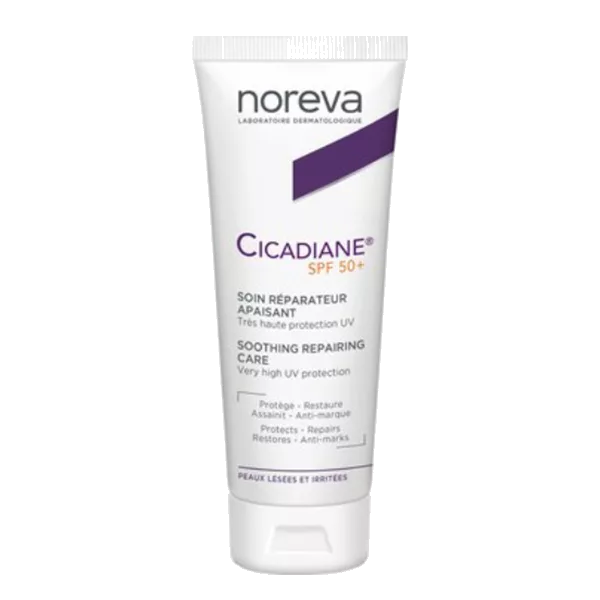 NOREVA Крем Cicadiane SPF50+ Восстанавливающий успокаивающий 40мл