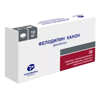 Фелодипин Канон таб пролонг высв п.п.о. 10мг N30