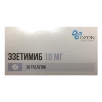 Эзетимиб таб 10мг N30