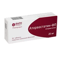 Аторвастатин-ФП таб п.п.о. 20мг N30