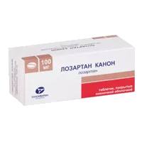 Лозартан Канон таб п.п.о. 100мг N90