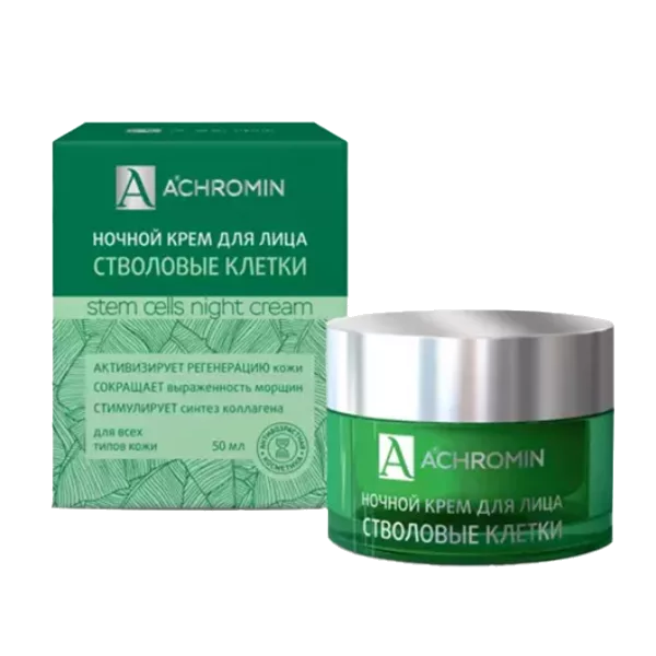ACHROMIN Крем для лица ночной Стволовые Клетки Яблока 50мл