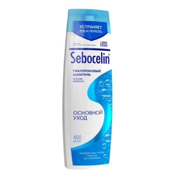LIBREDERM Гиалуроновый Шампунь Sebocelin против перхоти Основной уход 400мл