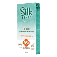 Silk Sense Intimate Гель для интимной гигиены в критические дни экстракты ромашки и шалфея 190мл