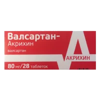 Валсартан-Акрихин таб п.п.о. 80мг N28