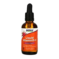 NOW Витамин Д3 400 МЕ в каплях для детей Liquid Vitamin D3 400 IU for children 59мл N1